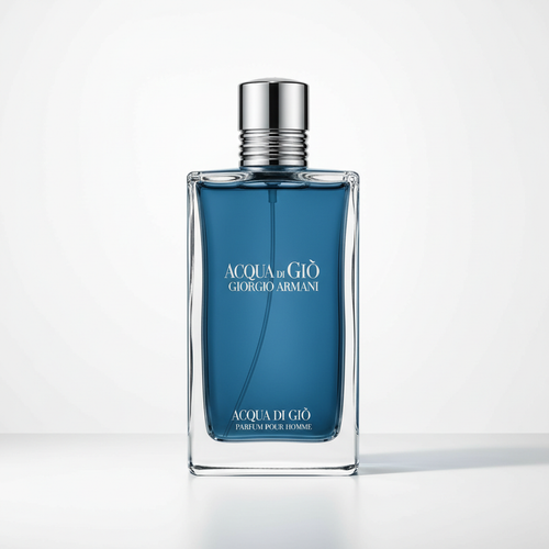 Giorgio Armani Acqua di Giò 200ml Eau de Parfum bottle studio photography